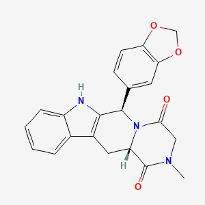 molecular formula C22H19N3O4 B1681205 他达拉非，(6R,12aS)- CAS No. 171596-27-3