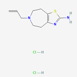 B1681219 Talipexole dihydrochloride CAS No. 36085-73-1