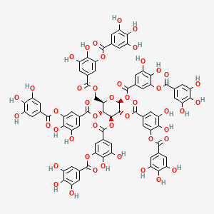 molecular formula C76H52O46 B1681237 单宁酸 CAS No. 1401-55-4