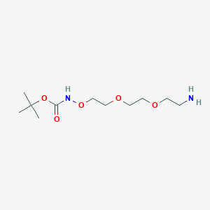 molecular formula C11H24N2O5 B1681244 叔丁氧羰基氨基氧-PEG2-胺 CAS No. 252378-69-1