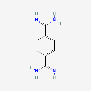 molecular formula C8H10N4 B1681260 Terephthalamidine CAS No. 15411-54-8