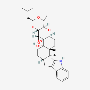 molecular formula C32H41NO5 B1681267 Terpendole C CAS No. 156967-65-6