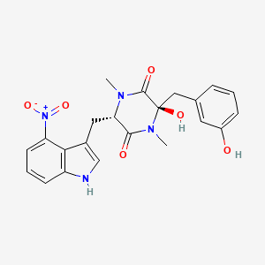 molecular formula C22H22N4O6 B1681295 塔克索菌素 A CAS No. 122380-18-1