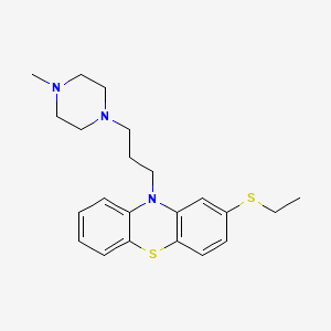 molecular formula C22H29N3S2 B1681299 Thiethylperazine CAS No. 1420-55-9