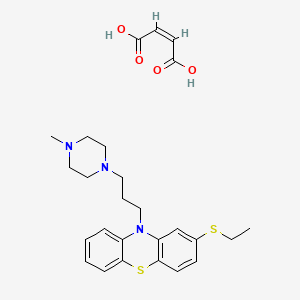 molecular formula C30H37N3O8S2 B1681300 马来酸噻乙哌嗪 CAS No. 1179-69-7