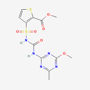 molecular formula C12H13N5O6S2 B1681301 噻吩磺隆甲酯 CAS No. 79277-27-3