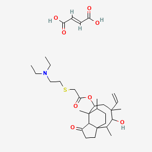 molecular formula C32H51NO8S B1681311 氢富马酸替米考星 CAS No. 55297-96-6