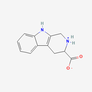 molecular formula C12H12N2O2 B1681323 环甲基色氨酸 CAS No. 42438-90-4