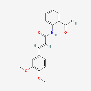 molecular formula C18H17NO5 B1681357 氨甲环酸 CAS No. 70806-55-2