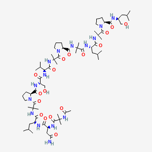 molecular formula C67H115N15O17 B1681384 Trichovirin I IB CAS No. 137042-20-7