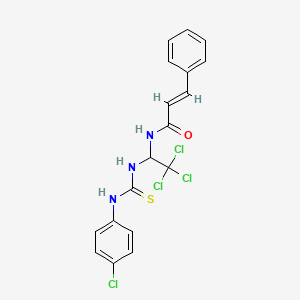 molecular formula C18H15Cl4N3OS B1681387 Sal003 CAS No. 1164470-53-4