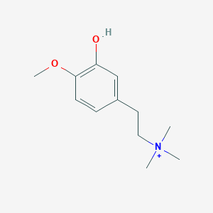 molecular formula C12H20NO2+ B1681393 Salicifoline CAS No. 6882-07-1