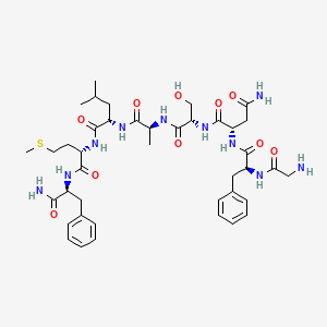 molecular formula C41H60N10O10S B1681405 Salmfamide 1 CAS No. 134439-73-9
