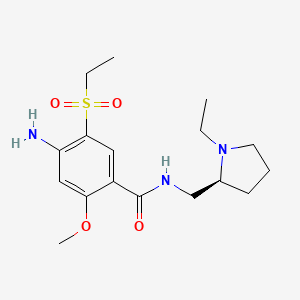 molecular formula C17H27N3O4S B1681427 (S)-阿米磺必利 CAS No. 71675-92-8