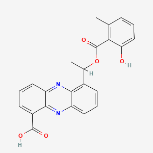 B1681439 Saphenamycin CAS No. 634600-55-8