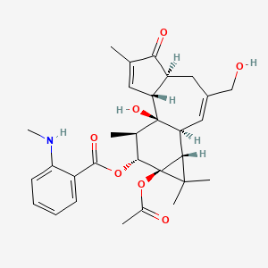 molecular formula C30H37NO7 B1681441 Sapintoxin A CAS No. 79083-69-5