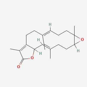 B1681461 Sarcophine CAS No. 55038-27-2