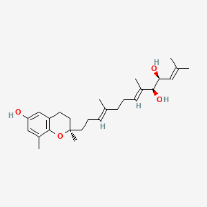 molecular formula C27H40O4 B1681468 Sargachromanol E CAS No. 856414-54-5