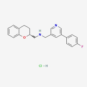 molecular formula C22H22ClFN2O B1681474 Sarizotan hydrochloride CAS No. 195068-07-6