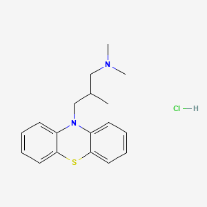 molecular formula C18H23ClN2S B1681577 Trimeprazine hydrochloride CAS No. 1936-51-2