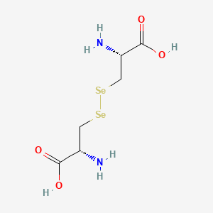 molecular formula C6H12N2O4Se2 B1681614 L-硒代半胱氨酸 CAS No. 29621-88-3