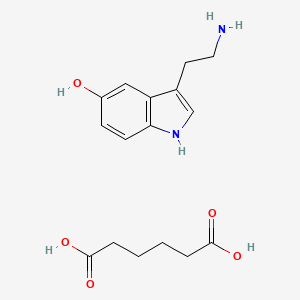molecular formula C16H22N2O5 B1681638 己二酸血清素 CAS No. 13425-34-8