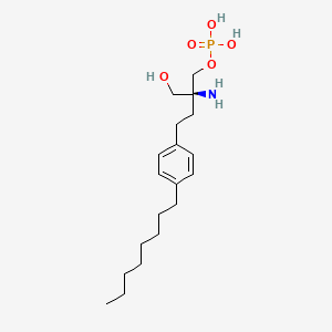 molecular formula C19H34NO5P B1681648 磷酸芬戈莫德酯，S- CAS No. 402616-26-6