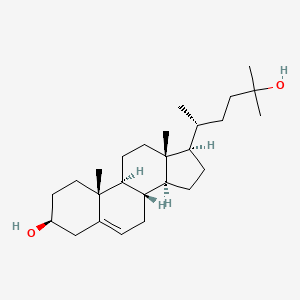 molecular formula C26H44O2 B1681652 26,27-Dinorergost-5-ene-3,24-diol, (3beta)- CAS No. 35882-85-0