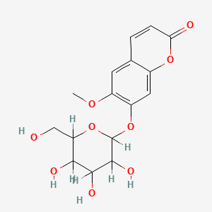 molecular formula C16H18O9 B1681689 山莨菪碱 CAS No. 531-44-2