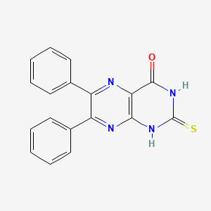 molecular formula C18H12N4OS B1681690 SCR7 吡嗪 CAS No. 14892-97-8