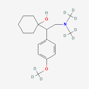 B1681696 1-(2-(Bis(trideuteriomethyl)amino)-1-(4-(trideuteriomethoxy)phenyl)ethyl)cyclohexanol CAS No. 940297-30-3