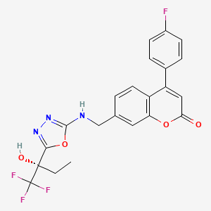 molecular formula C22H17F4N3O4 B1681738 Setileuton CAS No. 910656-27-8
