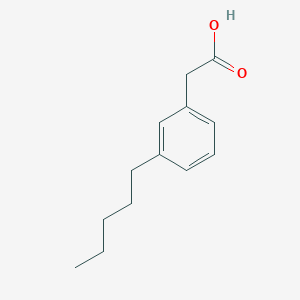 molecular formula C13H18O2 B1681739 2-(3-Pentylphenyl)acetic acid CAS No. 1002101-19-0