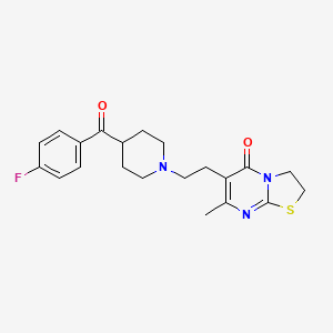 molecular formula C21H24FN3O2S B1681740 Setoperone CAS No. 86487-64-1