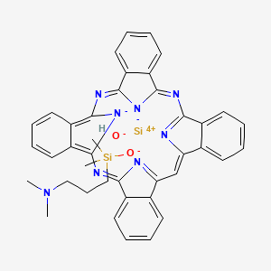 molecular formula C39H35N9O2Si2 B1681755 Silicon phthalocyanine CAS No. 135719-28-7