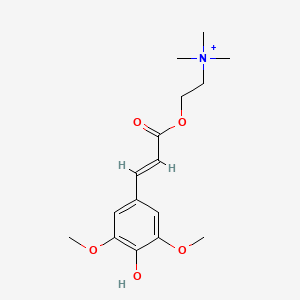 molecular formula C16H24NO5+ B1681761 异芥子碱 CAS No. 18696-26-9