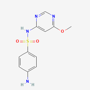 molecular formula C11H12N4O3S B1681783 磺胺甲氧嘧啶 CAS No. 1220-83-3