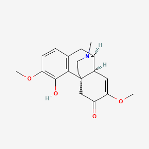 molecular formula C19H23NO4 B1681799 Sinomenine CAS No. 115-53-7