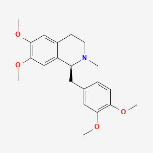 molecular formula C21H27NO4 B1681820 劳达诺辛 CAS No. 2688-77-9