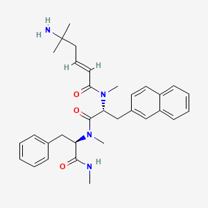 molecular formula C32H40N4O3 B1681871 塔比莫林 CAS No. 193079-69-5