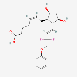 molecular formula C22H28F2O5 B1681878 Tafluprost-Säure CAS No. 209860-88-8