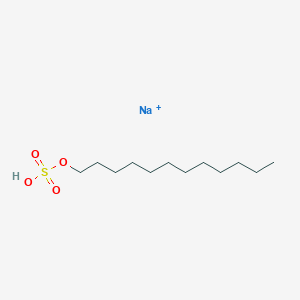 molecular formula C12H25O4S.Na<br>C12H26NaO4S+ B1681900 十二烷基硫酸钠 CAS No. 151-21-3