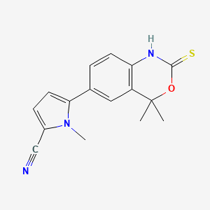 molecular formula C16H15N3OS B1681920 Tanaproget CAS No. 304853-42-7