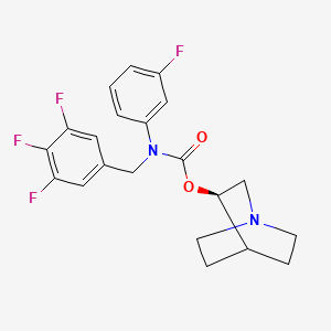 molecular formula C21H20F4N2O2 B1681926 Tarafenacin CAS No. 385367-47-5