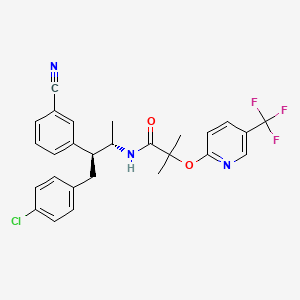 molecular formula C27H25ClF3N3O2 B1681927 Taranabant CAS No. 701977-09-5