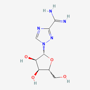 molecular formula C8H13N5O4 B1681930 Taribavirin CAS No. 119567-79-2