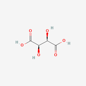 molecular formula C4H6O6<br>H2C4H4O6 B1681933 L-Tartaric acid CAS No. 87-69-4