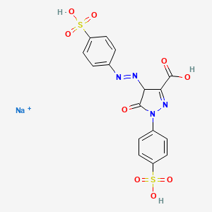 molecular formula C16H12N4NaO9S2+ B1681934 Tartrazine CAS No. 1934-21-0