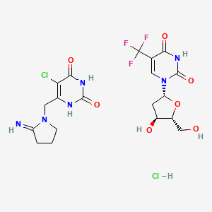 molecular formula C19H23Cl2F3N6O7 B1681935 Lonsurf CAS No. 733030-01-8