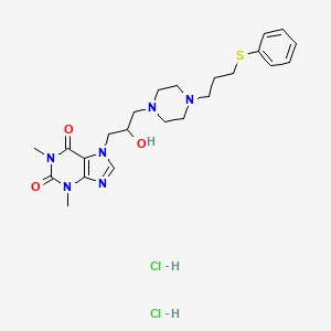 B1681937 Tazifylline hydrochloride CAS No. 79712-53-1